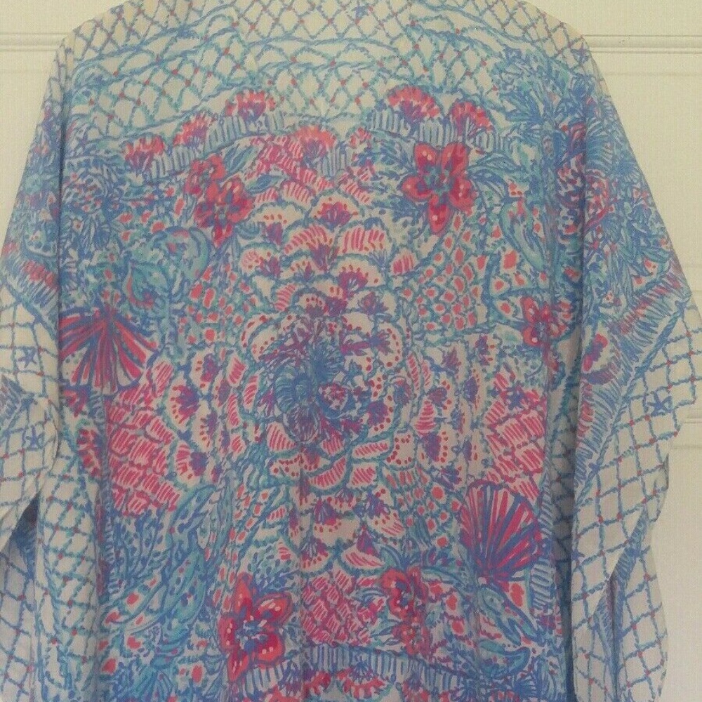 Lilly Pulitzer LINDAMARIE Caftan Dress 100% SILK!